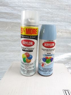 Krylon paint and clear