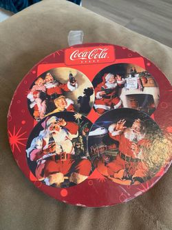 Collectible Coca-Cola Brand Santa Christmas Collector Tin