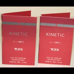 2 Tumi Kinetic [--:-- GMT] Eau de Parfum 0.12 Oz 4 mL TOTAL Perfume For Men