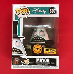 Funko Pop The Nightmare Before Christmas Mayor Chase Diamond Hot Topic #807