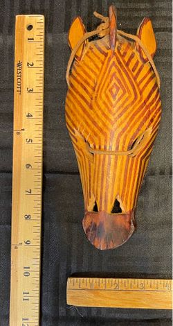 AUTHENTIC AFRICAN KENYA HANDMADE ZEBRA MASK