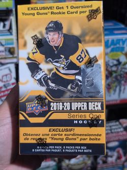 2019-20 Upper Deck Series 1 Hockey Blaster Box! 1 Oversized Young Guns RC! New Factory Sealed!