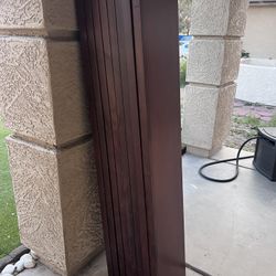 Dark Solid Wood Wall Floating Shelves 64x12 inches