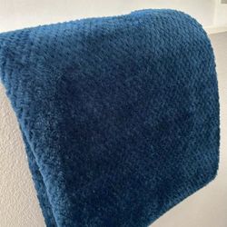 Blanket Size Queen/blue Like New