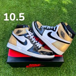 Jordan 1 Gold Toe Sz 10.5