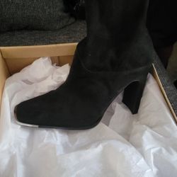Black Suede Boots