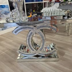 NEW CONSOLE TABLE MIRROR 47X18X30