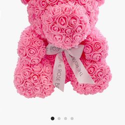 Brand New Pink Flower Bear