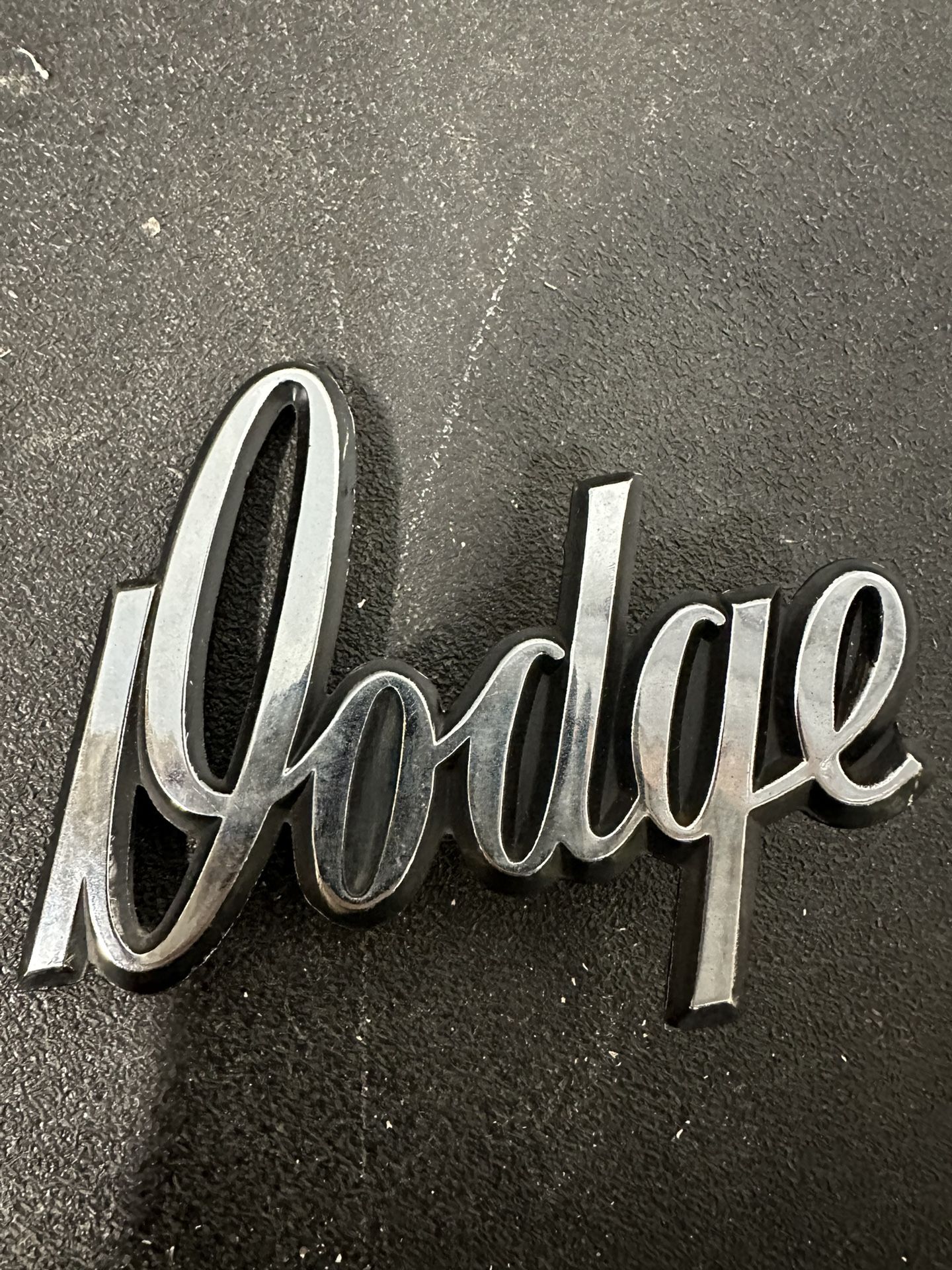 1964~1970 DODGE A100/A108 FRONT DOOR SCRIPT EMBLEM #G1