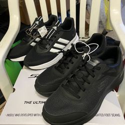 2 New Mens Sketches And Adidas Sneakers Size 12