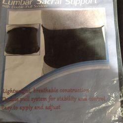 Back Support With Double Pull System
