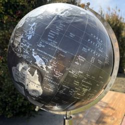 World Globe With Marble Base