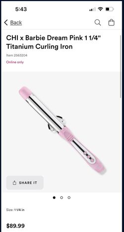 Chi Barbie Curling Iron