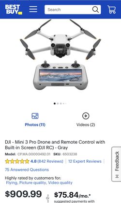 DJI Mini 3 Pro Drone for Sale in Freeport, NY - OfferUp