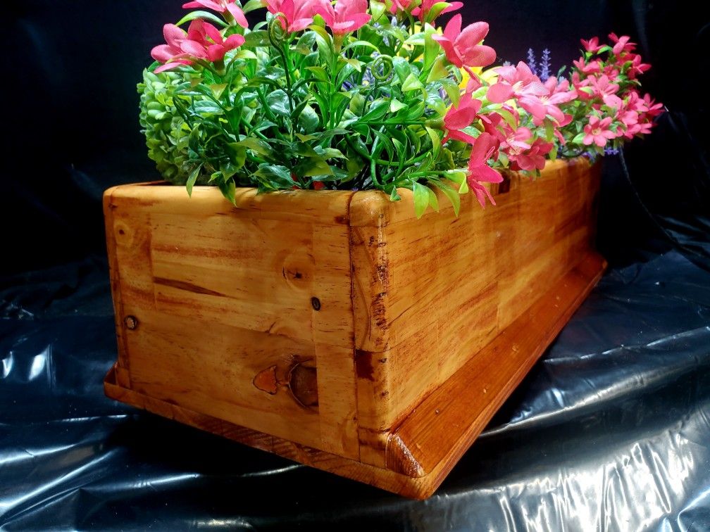 Custom Wood Planter/flower Pot Holder