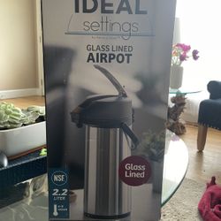 Glass Air Pot- Coffee Carafe