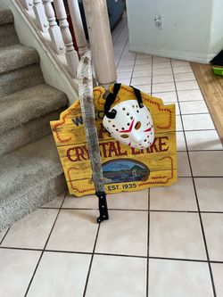 Halloween crystal lake sign from spirit