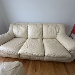 3 Leather Sofas