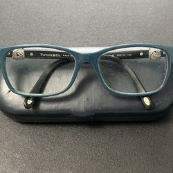 Tiffany & Co. Rectangle Petroleum Green Black Eyeglasses TF2104
