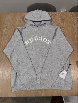 Gray Sp5der VVS Hoodie