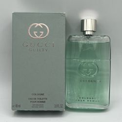 Gucci Guilty Cologne EDT Pour Homme EDT 3 oz 90 Ml New 2019 Formula See Details*