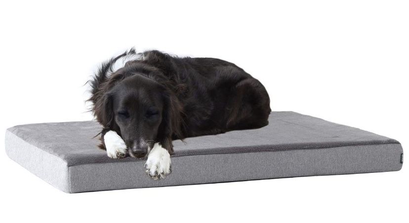 NEW In Box Memory Foam Platform Dog Bed | Plush Mattress for Orthopedic Joint Relief | Machine Washable Cuddler with Removable Cover and Water-Resista