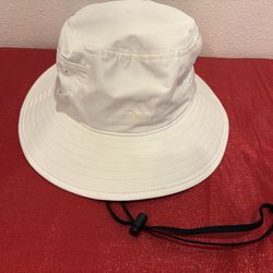 Women’s white Adidas Sun Hat with chin strap - accessories