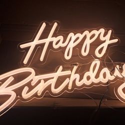 Happy Birthday Sign