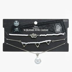 Disney Nightmare Before Christmas 30th Anniversary Jack Skellington Necklace Set Of 3 NWT‼️Price Firm‼️