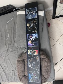 Batman long wood sign