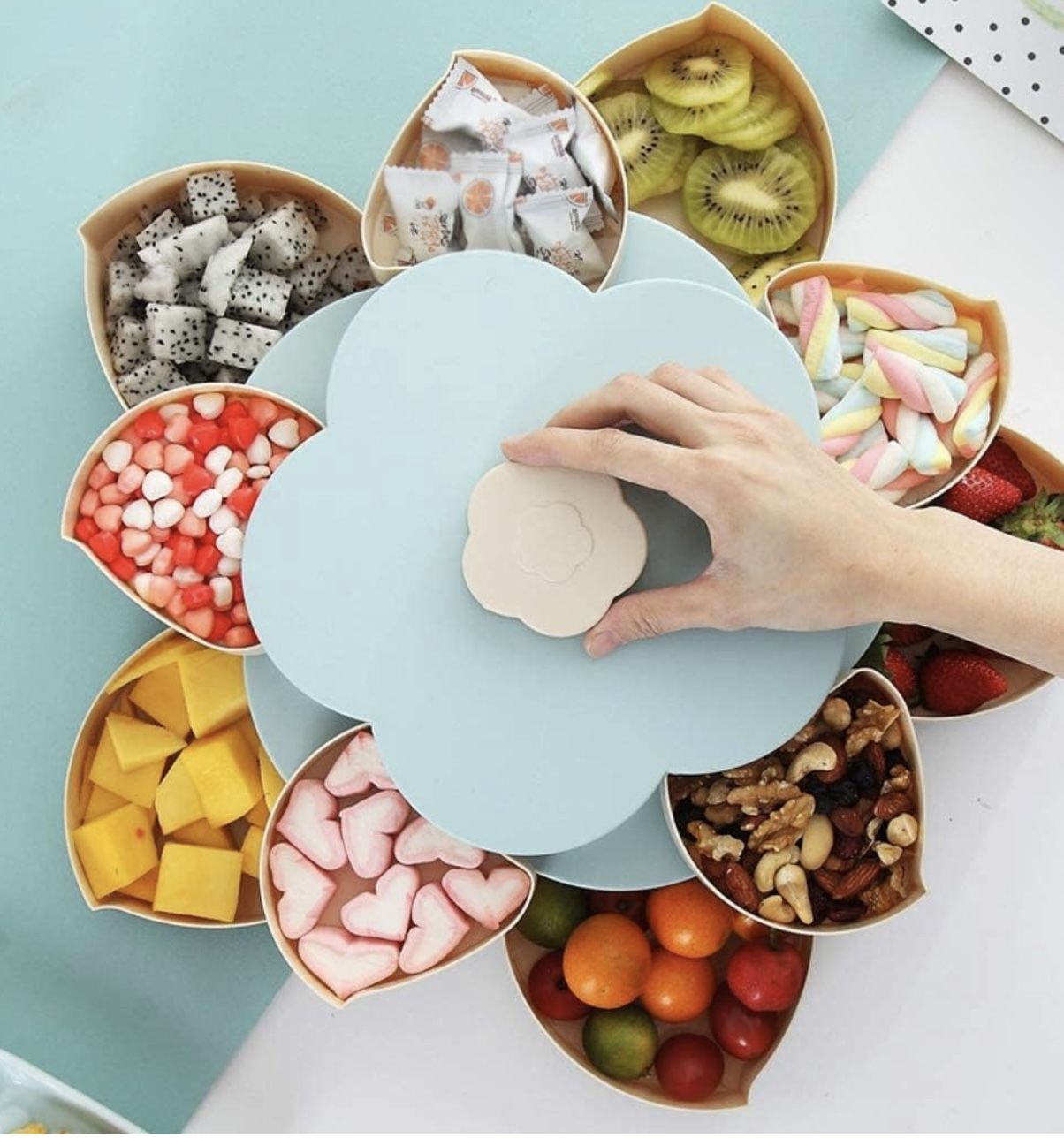Snack Box Candy Dish,Flower Candy Box