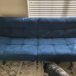 Blue Twin Sized Futon 