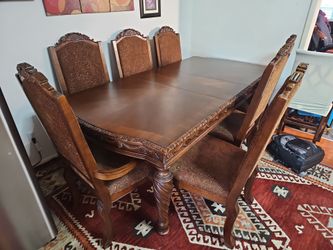 Formal dining table