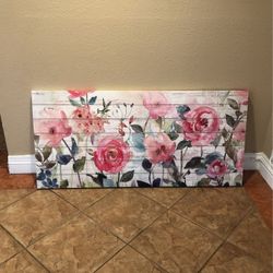 Floral Canvas Wall Decor