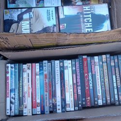 DVDs Two Boxes Full Over 100 DVDs 40 Obo