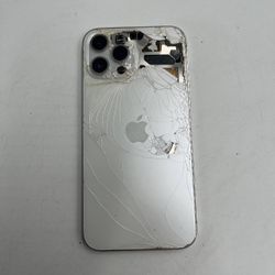 iPhone 12 Pro Cracked Back Glass 3 Camera Parts Repair Read