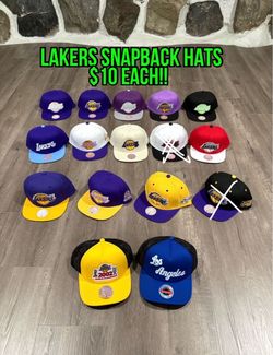 NBA Mitchell and ness Los Angeles lakers SnapBack hats