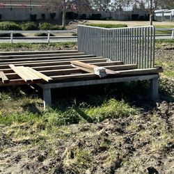 Galvanized Platform 10ft By 20ft — 16in High