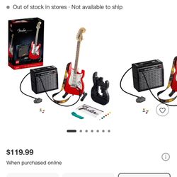 Lego guitar set