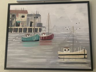 Boat Dock Painting