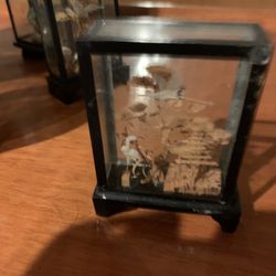 VINTAGE CHINESE HAND MADE CARVING CORK WITH STORKS