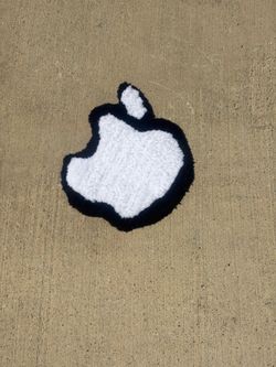 Apple Logo Tufted Rug