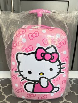 Sanrio Hello Kitty Kid's 16" Carry On Harside Luggage Spinner - Pink