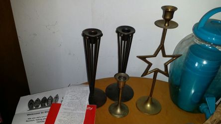 4 candle holders