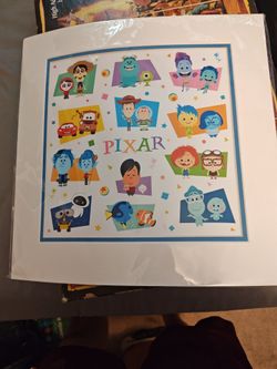 Disney Pixar Adorable Duos Art Print by Jerrod Maruyama "Marymary & a brownie"