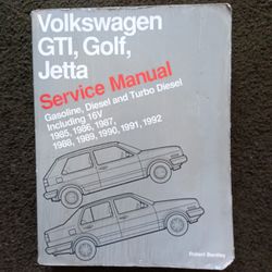 Volkswagen GTI, Golf, Jetta Dealer Service Manual 