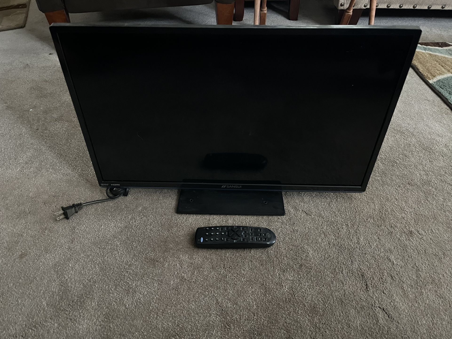 24” Sansui Flatscreen Television with Remote
