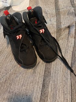 Air Jordan 8 Retro Black Red Sneakers