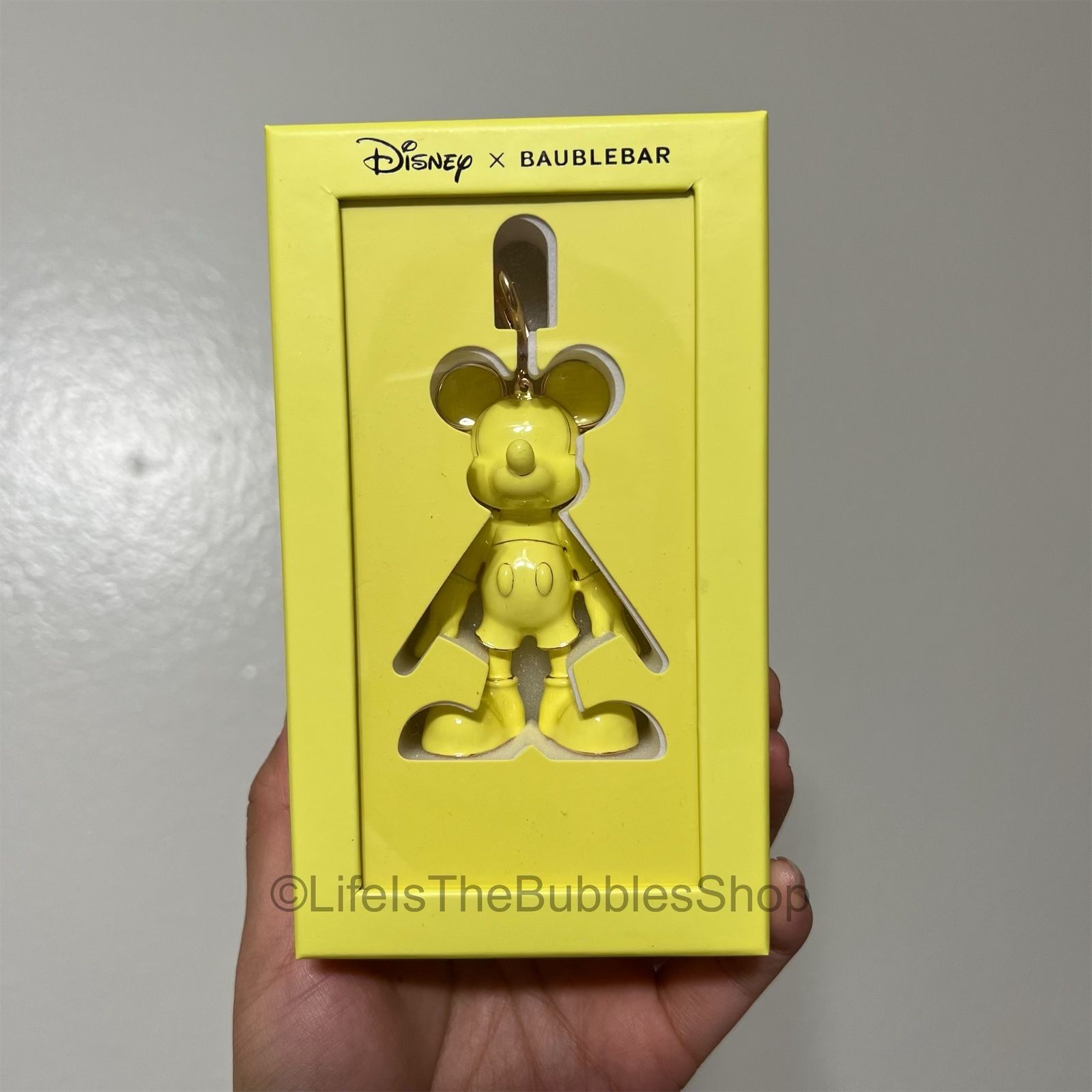Disney - BaubleBar Mickey Mouse Bag Charm - Neon Yellow