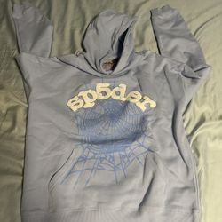 New light blue spider hoodie men’s large